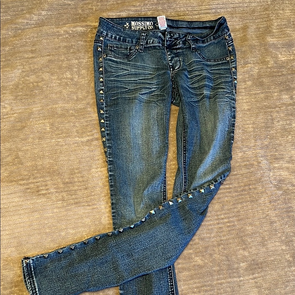 Mossimo Supply Co. Blue Skinny Jeans with Classic Style